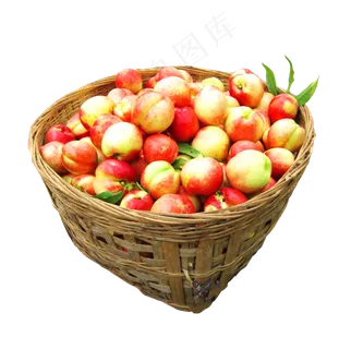 竹篮框桃子免扣