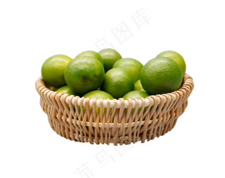 编织筐装皇帝柑