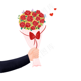 七夕表白送玫瑰花