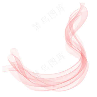 红色丝绸漂浮效果,免抠元素