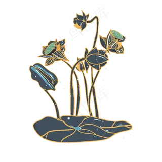 清凉小暑大暑荷叶莲花荷花