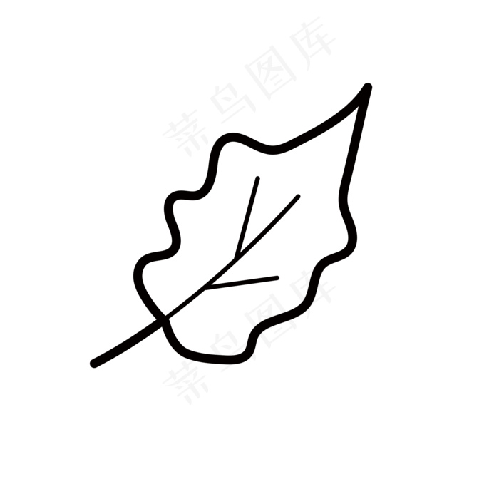 扁平化树叶(2000X2000(DPI:300))psd模版下载