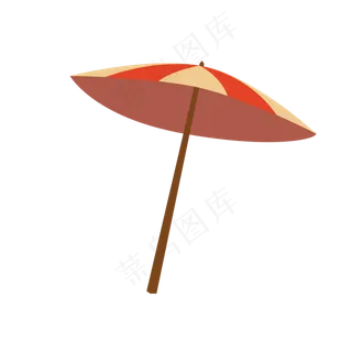 夏天暑假大海夏季太阳伞免扣素材