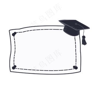 简约卡通矢量边框素材