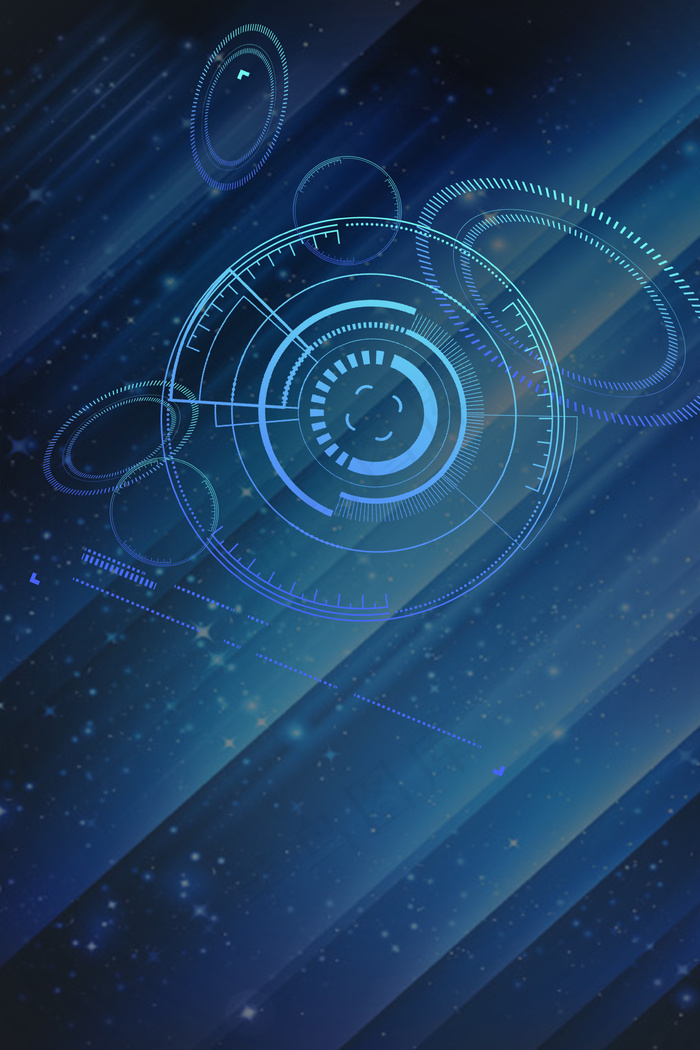 黑色时尚科技无人机广告无人机科技