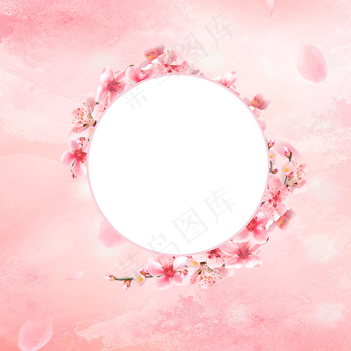 古典唯美粉色花朵化妆品主图