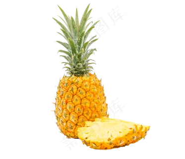 夏季菠萝装饰,免抠元素