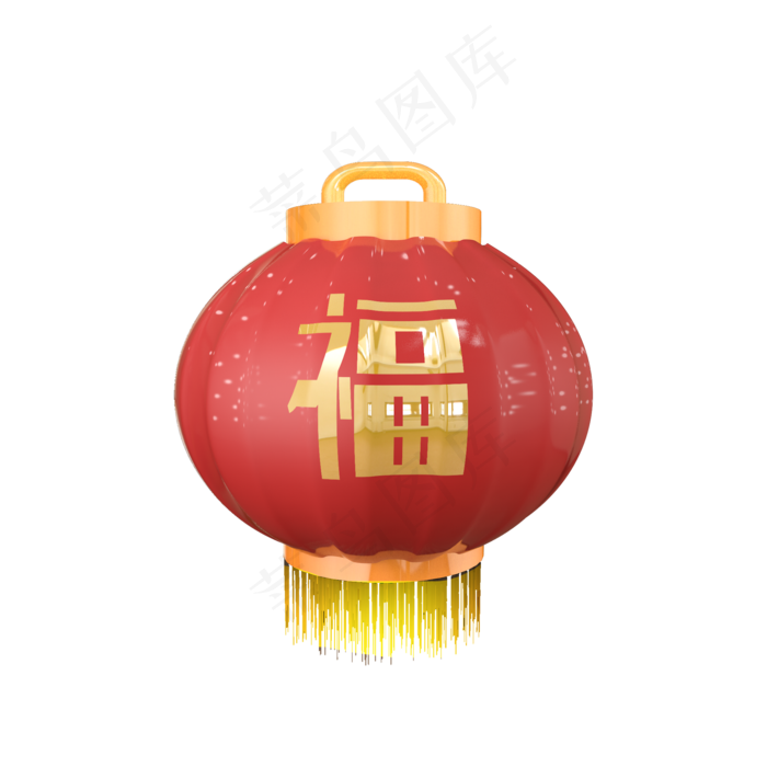 新年新春福字灯笼,免抠元素