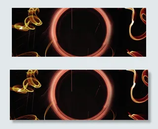 竞技鼠标大气酷炫黑色banner