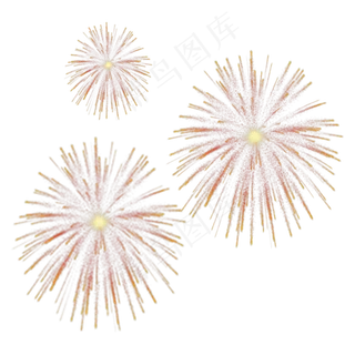 彩色喜庆烟花天气,免抠元素