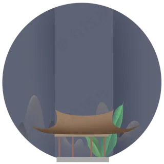 中国风风景边框