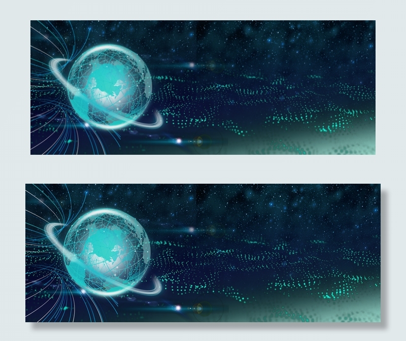 光效粒子科技风渐变世界通讯大会宣传背景