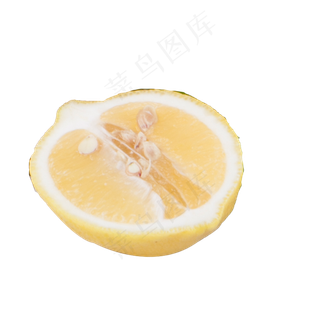 黄色的柠檬免抠图