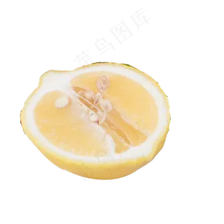 黄色的柠檬免抠图
