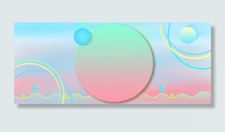 原创小清新618电商促销渐变banner