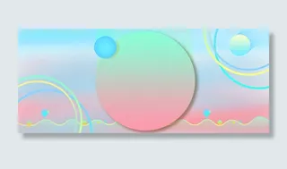 原创小清新618电商促销渐变banner