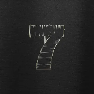 金属纹理质感抖音故障风艺术字原创7