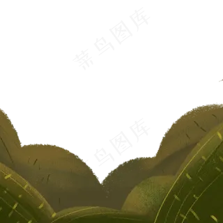 彩绘山水风景免抠图