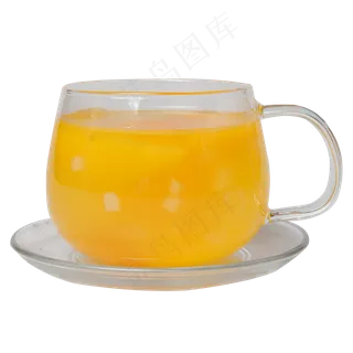 橙色的果汁免抠图