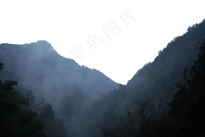 绵延起伏险峻的山峰(2000X981(DPI:300))psd模版下载