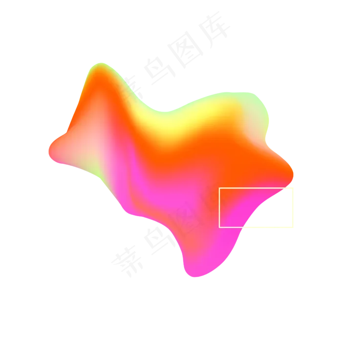 618电商流体渐变主题装饰素材ai矢量模版下载