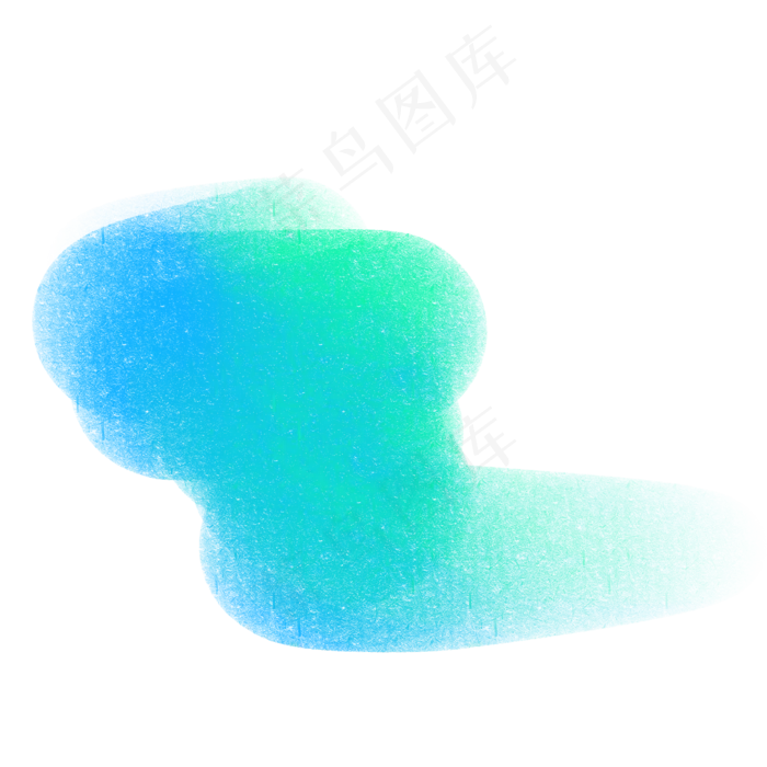 蓝色矢量水彩喷绘图(2000X2000(DPI:300))psd模版下载