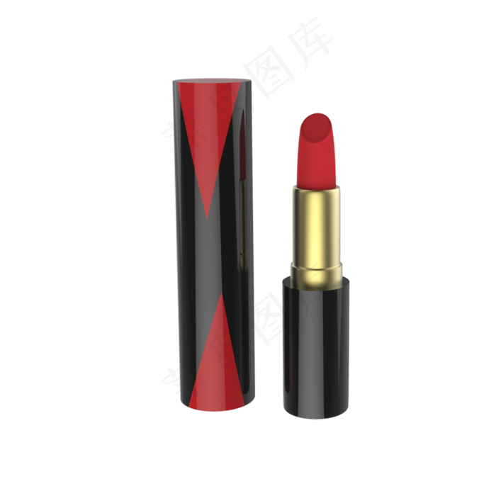 仿真口红免抠素材