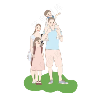 父亲节快乐一家