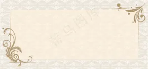 复古欧式边框底纹