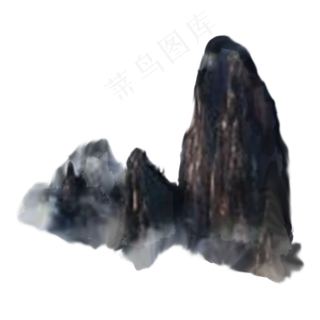 中国风山水风景水墨画