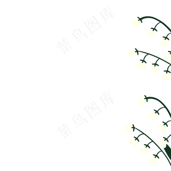 春天植物装饰下载(2914X2480(DPI:300))psd模版下载