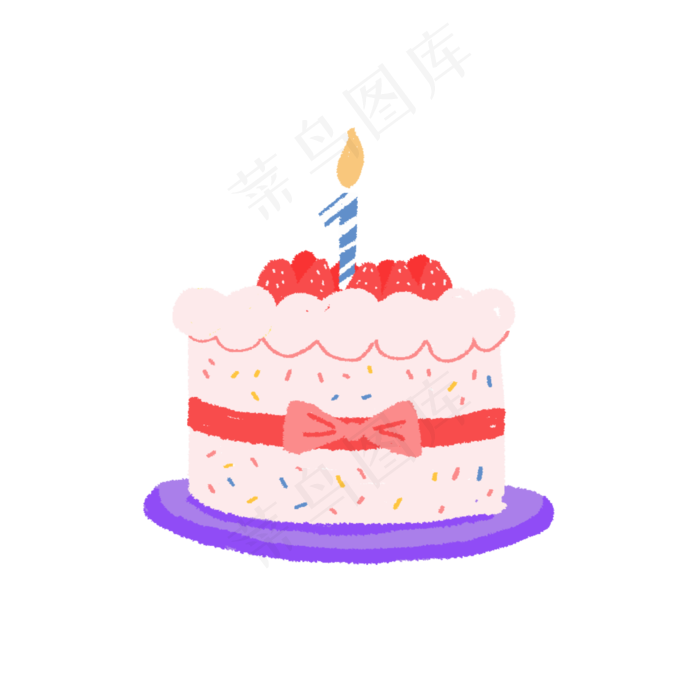 生日蛋糕(2000X2000(DPI:300))psd模版下载