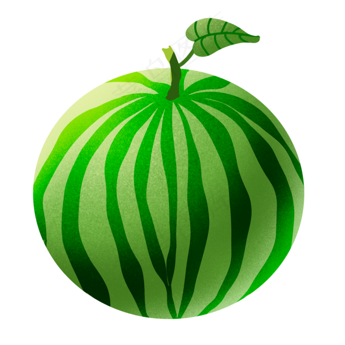 夏季水果绿皮西瓜(2000X2000(DPI:300))psd模版下载