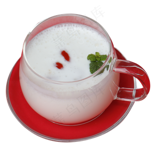 新鲜的水果牛奶免抠图