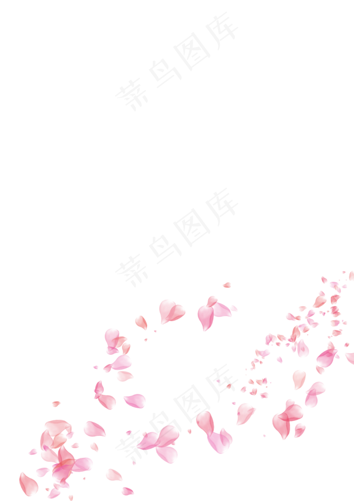 花玫瑰花瓣飘落漂浮(1000X1414)