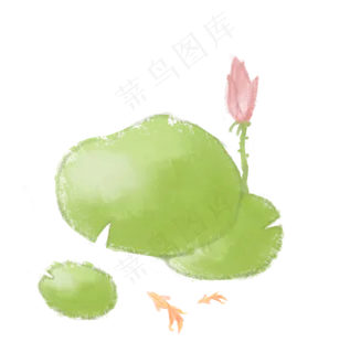淡彩水墨鲤鱼莲花 淡彩水墨鲤鱼莲花