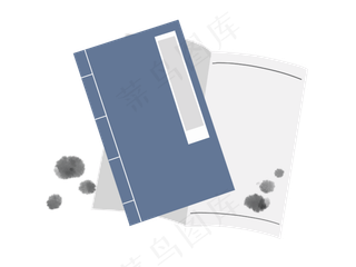 中国古典书籍,免抠元素