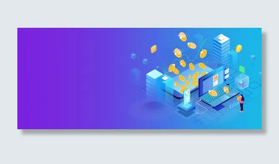 2.5d互联网金融区块链科技宣传banner 2.5d互联网金融区块链科技宣传banner