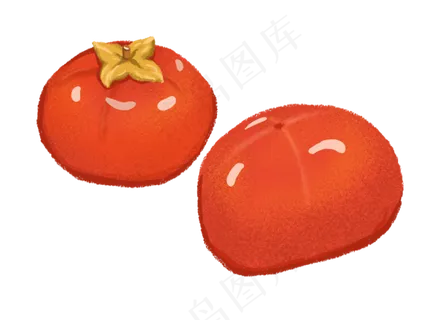 柿子PNG免抠图