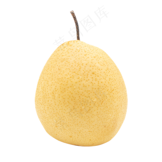 一个黄色梨子,免抠元素