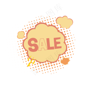 波普风优惠标签