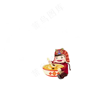 腊八节手写手绘卡通可爱POP书法艺术字