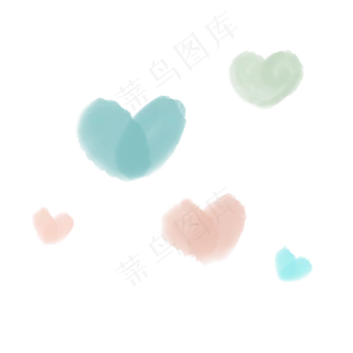 爱心装饰底纹图案