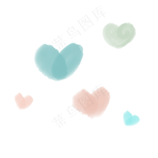 爱心装饰底纹图案