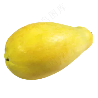黄色大木瓜蔬菜水果