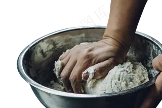 母亲节妇女节母亲形象揉面图