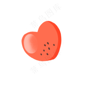 六一儿童节红色爱心