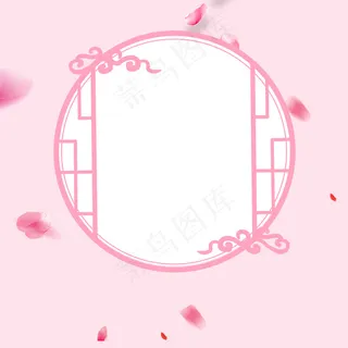 春款桃花水墨三生三世十里桃花主图