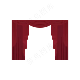 *逝世党建红色革命幕布元素