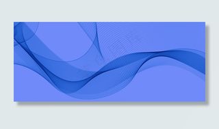 蓝色水墨移动通信科技感